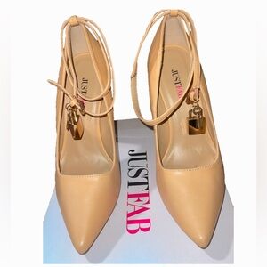 JustFab Beige Pumps